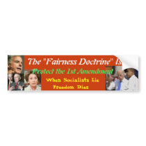 The Fairness Doctrine is Anti-Free Speech Bumper Stickers