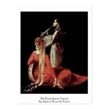The Fairy Queen Titania By Johann Heinrich Fuseli Post Card