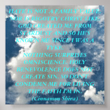 The Faith In The Clouds Poster