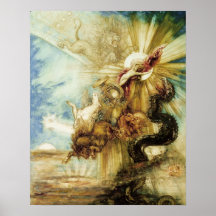 The Fall of Phaethon (w/c on paper) Posters