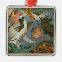 The Fall of the Rebel Angels, 1562 Christmas Ornament