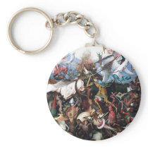 The Fall of the Rebel Angels by Pieter Bruegel Keychains