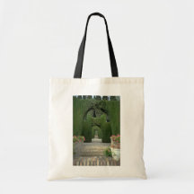 The famed gardens of the Alhambra, Granada, Spain Canvas Bags