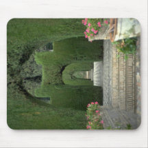 The famed gardens of the Alhambra, Granada, Spain Mousepad