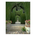 The famed gardens of the Alhambra, Granada, Spain Postcards