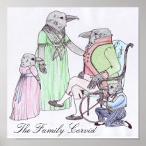 The Family Corvid Poster