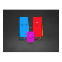 The Family of Colours Post Cards