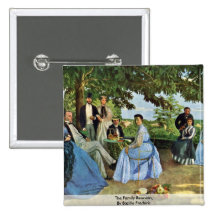 The Family Reunion, By Bazille Frédéric Pins
