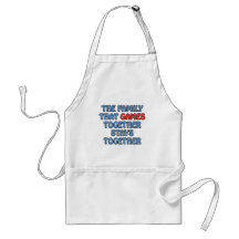 The Family That Games Together Aprons