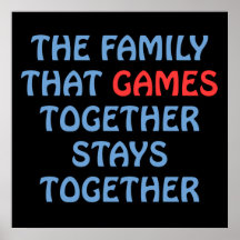 The Family That Games Together Poster