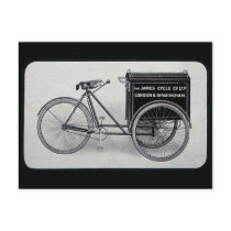 The Famous James Vintage Delivery Bicycle Post Cards