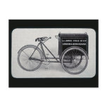 The Famous James Vintage Delivery Bicycle postcards