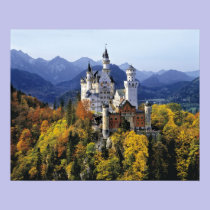 The fanciful Neuschwanstein is one of three posters