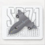 The fastest supersonic spy plane: SR-71 Blackbird Mouse Pads