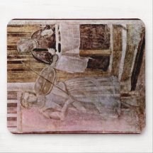 The Feast Of Herod, Detail By Giotto Di Bondone Mousepad