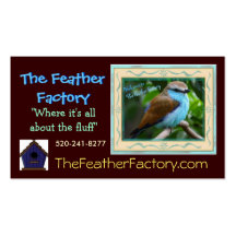 The Feather Factory Business Card