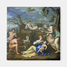 The Feeding of the Child Jupiter, c.1640 Fridge Magnet