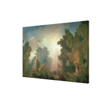 The Fete at Saint-Cloud (oil on canvas) (for detai Canvas Prints