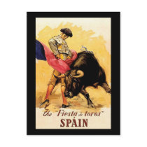 The Fiesta De Toros In Spain Post Cards