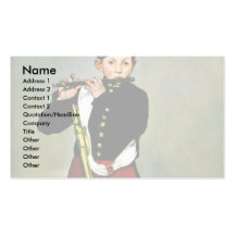 The Fifer By Manet Edouard Business Card Templates