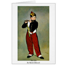 The Fifer By Manet Edouard Card