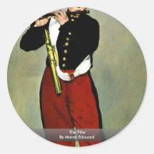 The Fifer By Manet Edouard Sticker