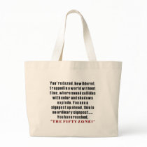 "THE FIFTY ZONE!" Hilarious 50th Birthday Gifts! Tote Bag