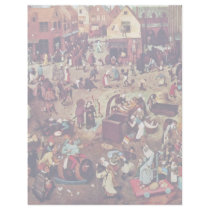 The Fight Between Carnival And Lent,  By Bruegel Letterhead