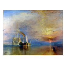 The Fighting Temeraire by J. M. W. Turner Postcards