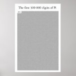 The first 300 000 digits of Pi Print
