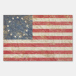 The First American Flag, Aged Signs