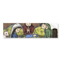 "The First Christmas" Bumper Sticker