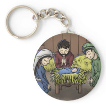 "The First Christmas" Keychain