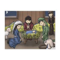 "The First Christmas" Postcard