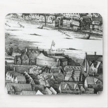 The First Globe Theatre or Rose Theatre Mousepads