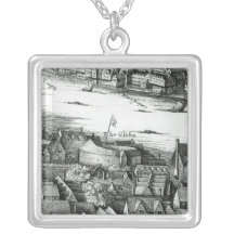 The First Globe Theatre or Rose Theatre Necklace