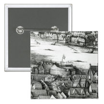 The First Globe Theatre or Rose Theatre Pin
