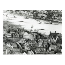 The First Globe Theatre or Rose Theatre Postcards