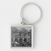 The first Phoenix Park Races, 1903 Key Chain