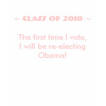 The first time I vote (2010) t-shirts