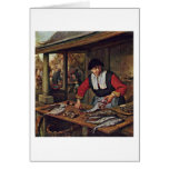 The Fish Seller By Adriaen Van Ostade cards
