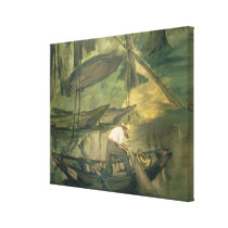 The Fisherman, c.1861 (oil on canvas) canvas prints