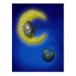 The Fishing Moon Postcard