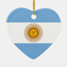 The Flag of Argentina Ornament