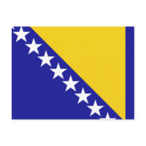 The flag of Bosnia and Herzegovina Post Card