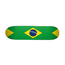 The Flag of Brazil Skateboard
