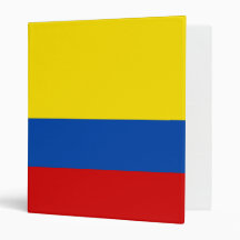 The Flag of Colombia Binders