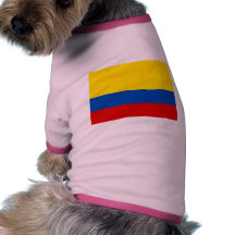 The Flag of Colombia Doggie Tee Shirt