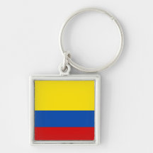 The Flag of Colombia Keychain