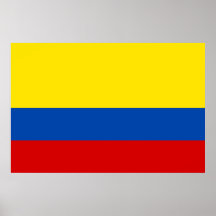 The Flag of Colombia Posters